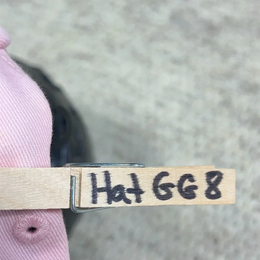 Adidas Hat Cap Strap Back Youth Girls Pink White Trefoil Twill‎ Running Sport